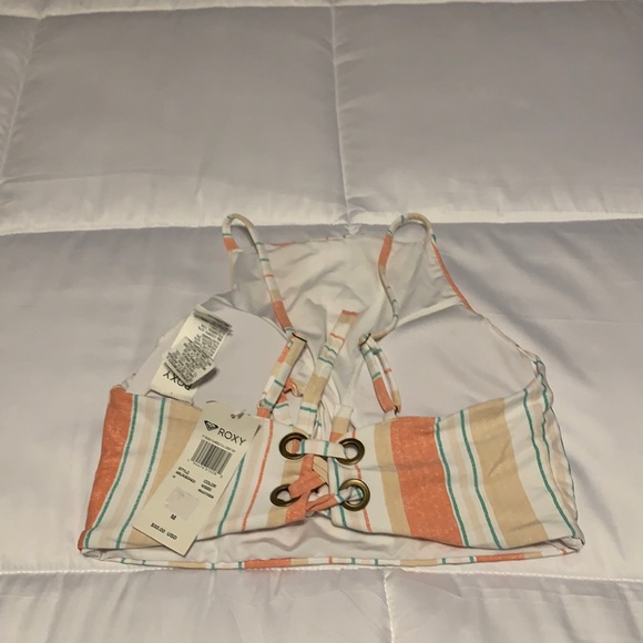 Roxy Swim Top with tie closure - Picture 1 of 2